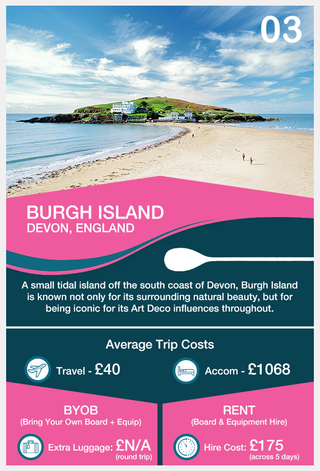 03_BURGH ISLAND DEVON ENGLAND_Card World's Greatest Paddleboarding Locations