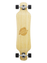 Two Bare Feet "The Larry" 39in Bamboo Series Longboard Skateboard Complete (Black Wheels)