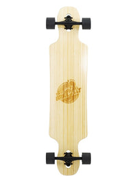 Two Bare Feet "The Hunter" 40in Bamboo Series Longboard Skateboard Complete