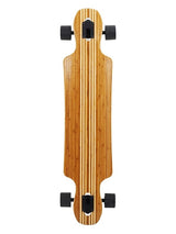 Two Bare Feet "The Hunter" 40in Bamboo Series Longboard Skateboard Complete