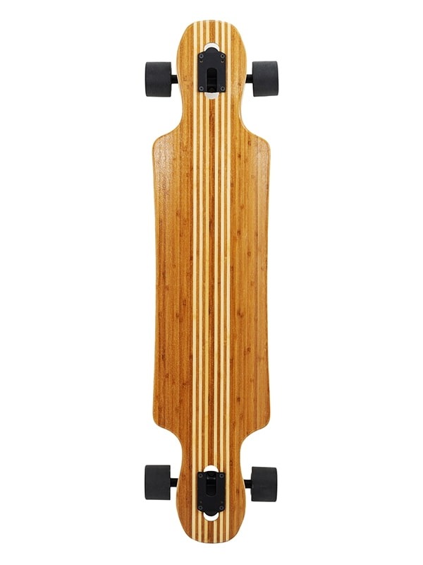 Two Bare Feet "The Hunter" 40in Bamboo Series Longboard Skateboard Complete