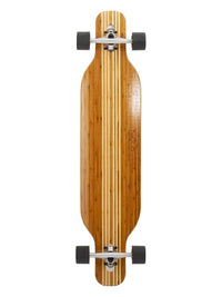 Two Bare Feet "The Brody" 42in Bamboo Series Longboard Skateboard Complete (Black Wheels)