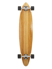 Two Bare Feet "The Chad" 42in Bamboo Series Longboard Skateboard Complete (Black Wheels)