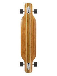 Two Bare Feet "The Brody" 42in Bamboo Series Longboard Skateboard Complete (Black Wheels)