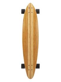 Two Bare Feet "The Chad" 42in Bamboo Series Longboard Skateboard Complete (Black Wheels)