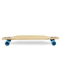 Two Bare Feet "The Bradley" 36in Bamboo Series Longboard Skateboard Complete (Blue Wheels)