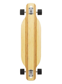 Two Bare Feet "The Bradley" 36in Bamboo Series Longboard Skateboard Complete (Black Wheels)