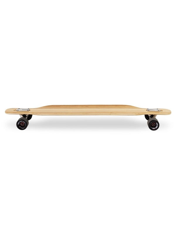 Two Bare Feet "The Brody" 42in Bamboo Series Longboard Skateboard Complete (Black Wheels)