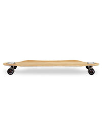 Two Bare Feet "The Brock" 42in Bamboo Series Longboard Skateboard Complete (Black Wheels)