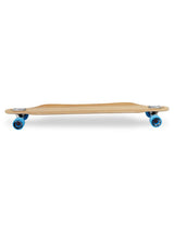 Two Bare Feet "The Brock" 42in Bamboo Series Longboard Skateboard Complete (Blue Wheels)
