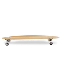 Two Bare Feet "The Chad" 42in Bamboo Series Longboard Skateboard Complete (White Wheels)