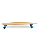 Two Bare Feet "The Chad" 42in Bamboo Series Longboard Skateboard Complete (Blue Wheels)