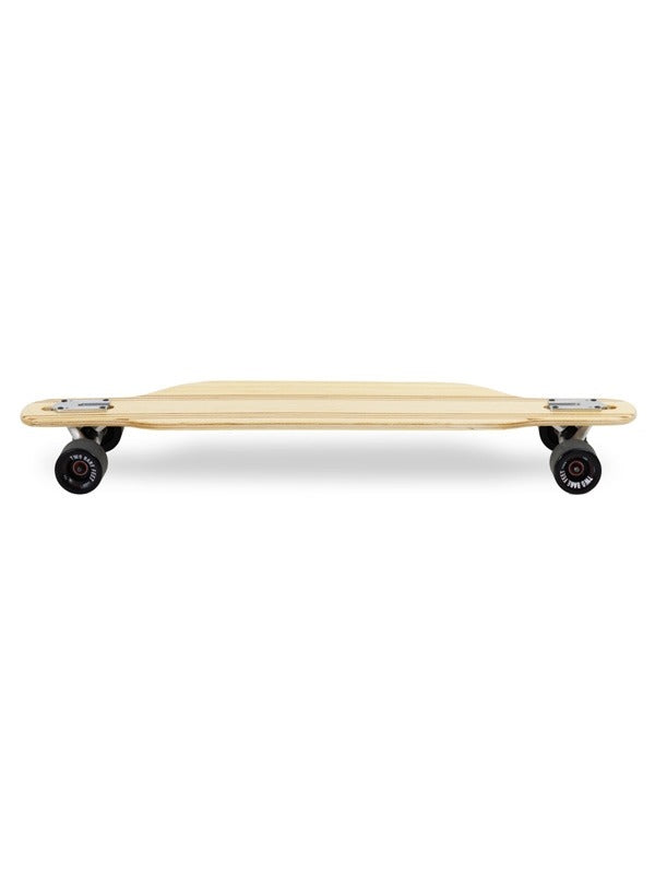 Two Bare Feet "The Bradley" 36in Bamboo Series Longboard Skateboard Complete (Black Wheels)