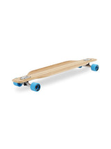 Two Bare Feet "The Brody" 42in Bamboo Series Longboard Skateboard Complete (Blue Wheels)