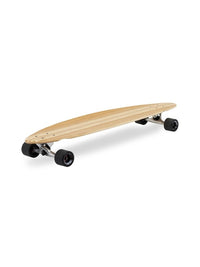 Two Bare Feet "The Chad" 42in Bamboo Series Longboard Skateboard Complete (Black Wheels)