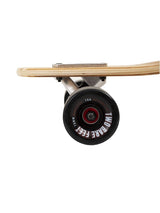 Two Bare Feet "The Brock" 42in Bamboo Series Longboard Skateboard Complete (Black Wheels)