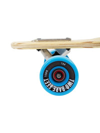 Two Bare Feet "The Bradley" 36in Bamboo Series Longboard Skateboard Complete (Blue Wheels)