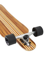 Two Bare Feet "The Brock" 42in Bamboo Series Longboard Skateboard Complete (Black Wheels)
