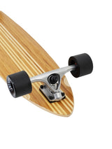 Two Bare Feet "The Chad" 42in Bamboo Series Longboard Skateboard Complete (Black Wheels)