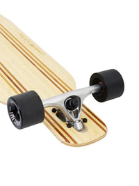 Two Bare Feet "The Bradley" 36in Bamboo Series Longboard Skateboard Complete (Black Wheels)