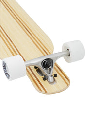 Two Bare Feet "The Bradley" 36in Bamboo Series Longboard Skateboard Complete (White Wheels)