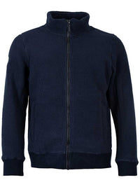 Unisex Sweater Fleece Jacket (Navy)
