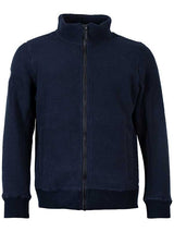 Unisex Sweater Fleece Jacket (Navy)
