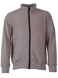 Unisex Sweater Fleece Jacket (Stone)