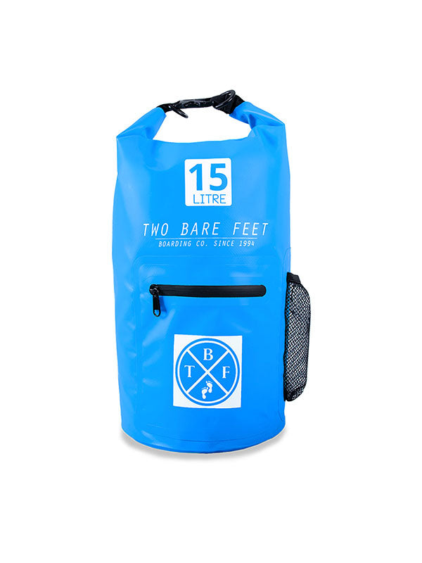 15 Litre Waterproof Dry Bag / Carry Bag (Blue)
