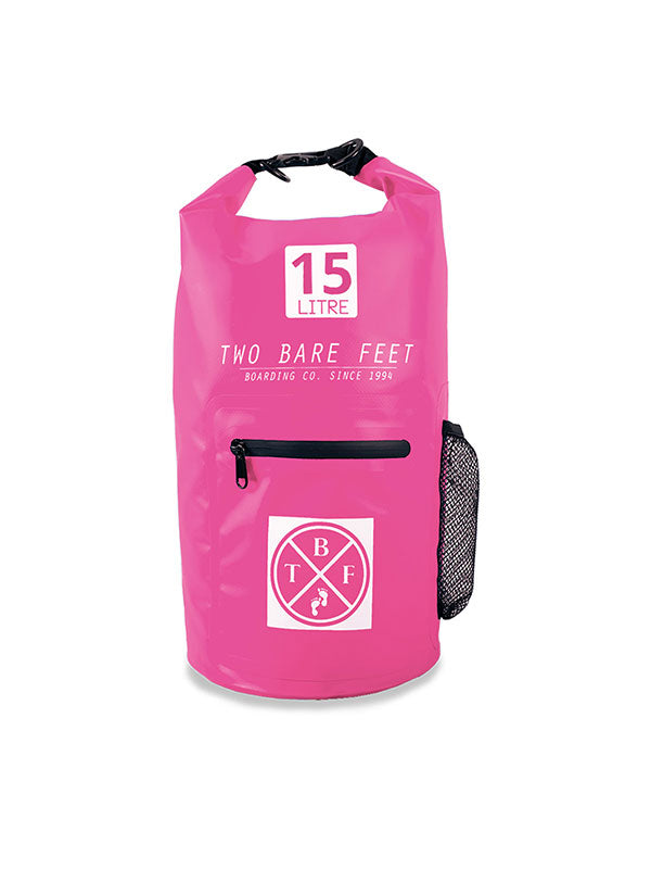 15 Litre Waterproof Dry Bag / Carry Bag (Pink)