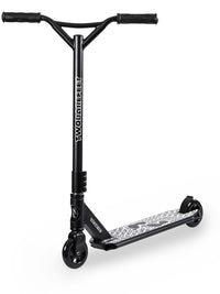 Two Bare Feet Logo Model Stunt Scooter (Black)