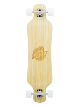 Two Bare Feet "The Larry" 39in Bamboo Series Longboard Skateboard Complete (White Wheels)