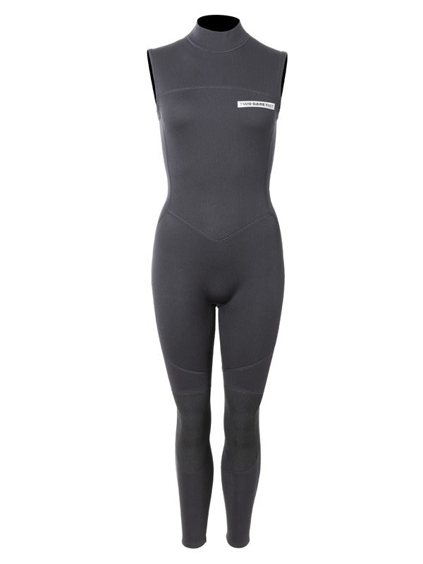Two Bare Feet Thunderclap 2.5mm Womens Sleeveless Wetsuit (Black)-2XL Short Leg