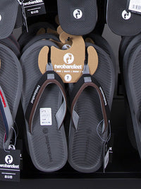 Trekker Mens Flip Flops (Grey/Brown)