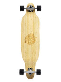Two Bare Feet "The Berty" 39in Bamboo Series Longboard Skateboard Complete (Black Wheels)