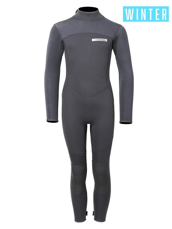 Thunderclap 5/4mm Junior Winter Wetsuit (Black)-S