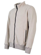 Unisex Sweater Fleece Jacket (Beige)