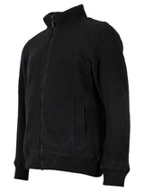 Unisex Sweater Fleece Jacket (Black)