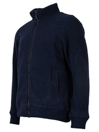 Unisex Sweater Fleece Jacket (Navy)
