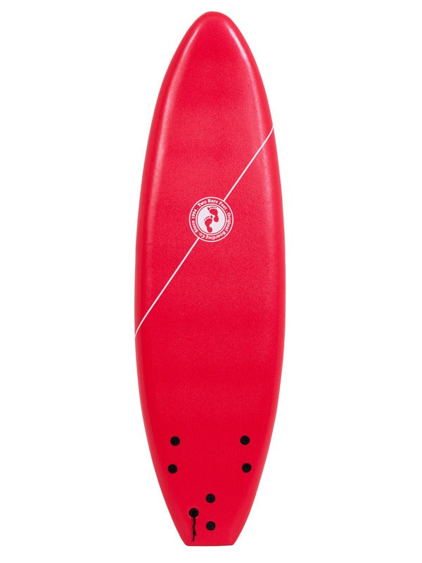 6ft Foamy Surfboard (Red)