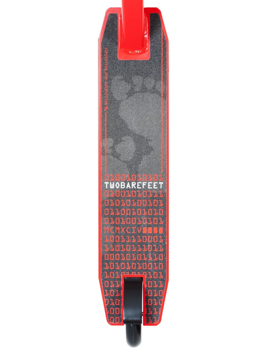 Two Bare Feet Cipher Model Stunt Scooter (Red)