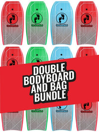 Two Bare Feet Space Double Bodyboard and Bag Bundle (Choice of 33", 37", 41", 42", 44")