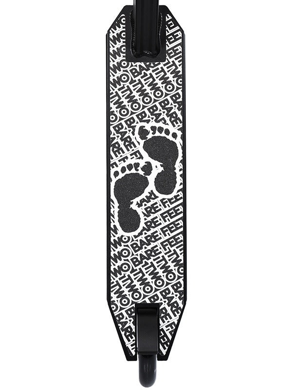 Two Bare Feet Logo Model Stunt Scooter (Black)