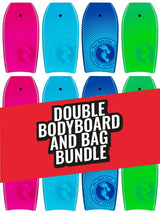 Two Bare Feet Lagoon Double Bodyboard and Bag Bundle (Choice of 33", 37", 41", 42", 44")
