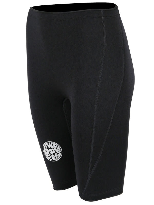 Two Bare Feet Womens Heritage 3mm Wetsuit Shorts (Black)