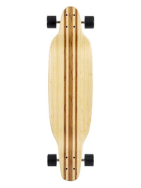 Two Bare Feet "The Berty" 39in Bamboo Series Longboard Skateboard Complete (Black Wheels)