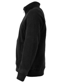 Unisex Sweater Fleece Jacket (Black)