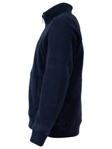 Unisex Sweater Fleece Jacket (Navy)