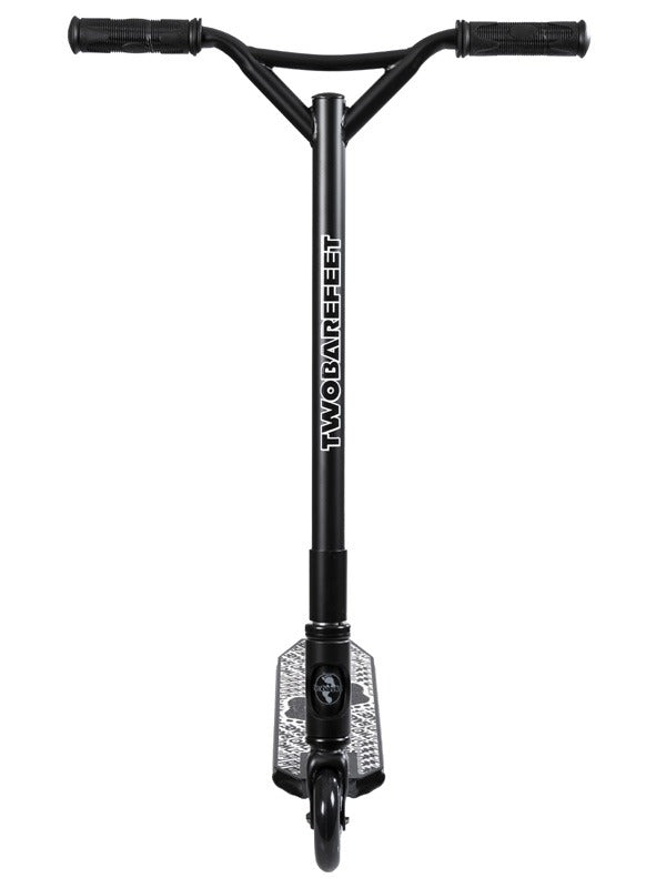 Two Bare Feet Logo Model Stunt Scooter (Black)