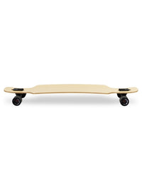 Two Bare Feet "The Parker" 42.5in Bamboo Series Longboard Skateboard Complete (Black Wheels)